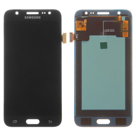 Дисплей для Samsung J500 Galaxy J5, чорний, з регулюванням яскравості, Best copy, без рамки, Сopy, TFT 