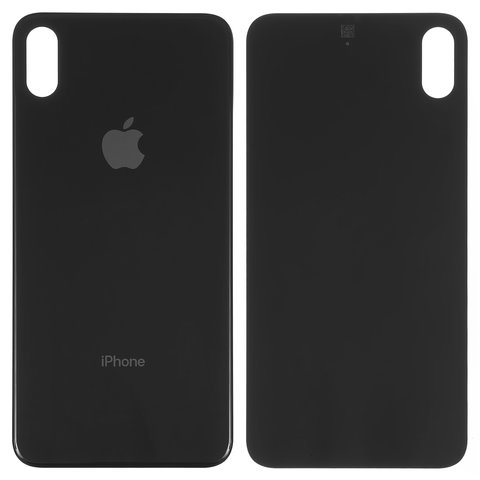 Задняя панель корпуса для iPhone XS Max, черная, нужно снять стекло камеры, small hole