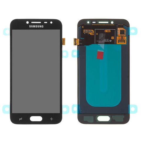 Дисплей для Samsung J250 Galaxy J2 2018 , J250 Galaxy J2 Pro 2018 , черный, без рамки, Оригинал переклеено стекло 