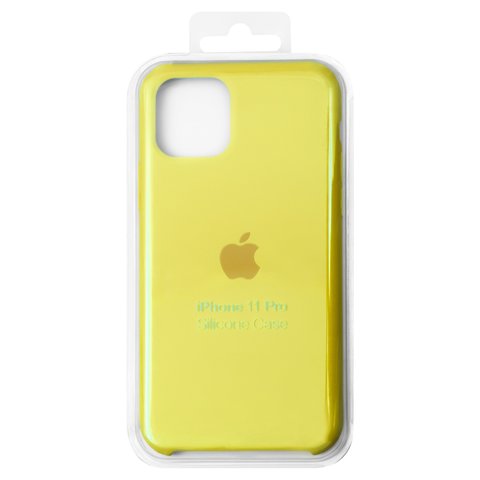 Чохол для iPhone 11 Pro, жовтий, Original Soft Case, силікон, flash yellow 50 