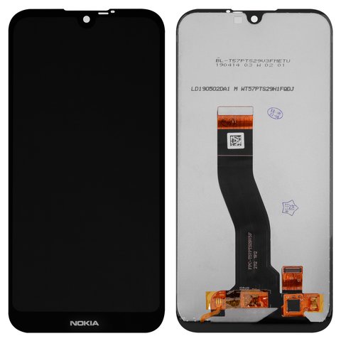 Дисплей для Nokia 4.2, чорний, без рамки, High Copy