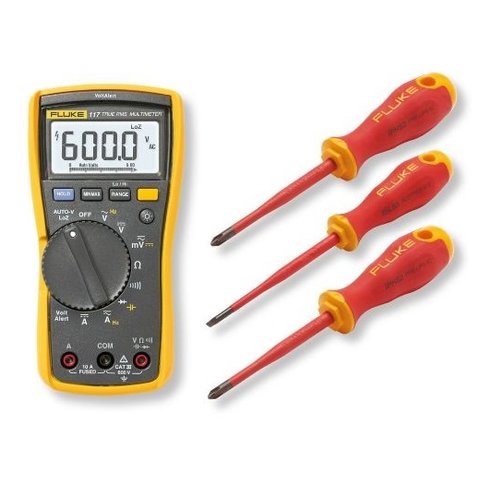 Мультиметр Fluke 117EUR IB117L  + 3 отвертки 5133953 