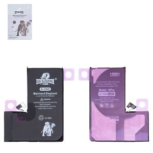 Акумулятор Da Luxiang для Apple iPhone 14 Pro, Li ion, 3,87 B, 3780 мА·г, збільшена ємність, original IC