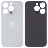 Задняя панель корпуса для iPhone 14 Pro, белая, не нужно снимать стекло камеры, Original (PRC), big hole