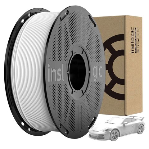 Філамент для 3D принтера INSLOGIC MATTE PLA White, 1 кг