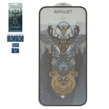 Захисне скло iNobi Amulet для Apple iPhone 15, iPhone 16, Full Glue, Anti-Static, чорний