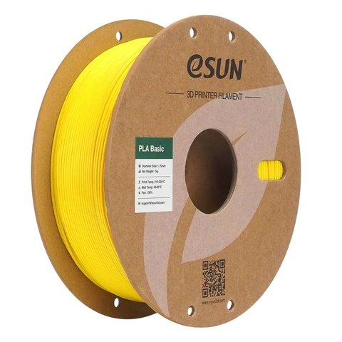 Філамент для 3D принтера eSUN PLA Basic Yellow, 1 кг