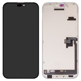 Дисплей Wextom для iPhone 16 Pro Max, чорний, з рамкою, High Copy, без помилки, (OLED) soft, Diagnosable, 120Hz