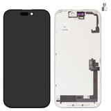 Дисплей для iPhone 17, черный, с рамкой, High Copy, (AMOLED), GX OEM soft, 120Hz