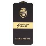 Захисне скло ESD 6D для Apple iPhone 12 Pro Max, сумісне з чохлом, Full Glue, Anti-Static, (без упаковки), чорний