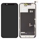 Дисплей для iPhone 13 mini, черный, с рамкой, High Copy, без микросхемы, (OLED), GX OEM hard