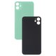 Panel trasero de carcasa puede usarse con iPhone 11, verde, no es necesario desmontar la cámara, AAA, big hole