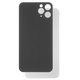 Housing Back Cover compatible with iPhone 11 Pro, (white, silver, no need to remove the camera glass, big hole, matte silver)