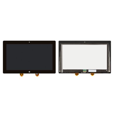 LCD compatible with Microsoft Surface RT, black, without frame 