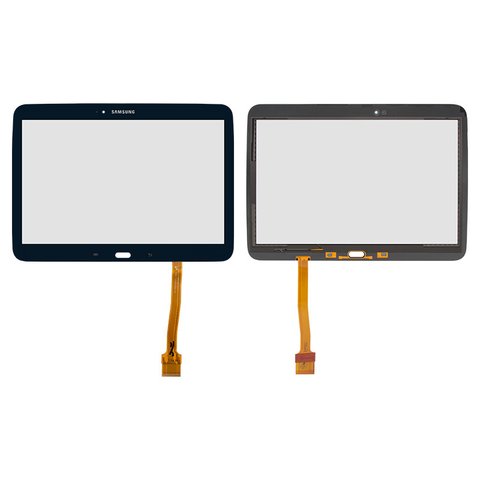 Touchscreen compatible with Samsung P5200 Galaxy Tab3, P5210 Galaxy Tab3, dark blue 