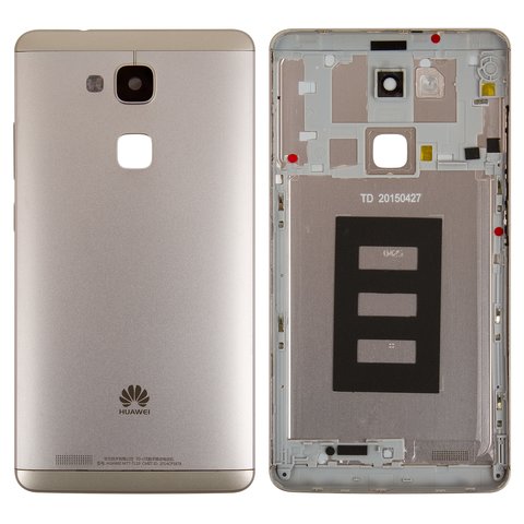 Задняя панель корпуса для Huawei Ascend Mate 7, золотистая, с боковыми кнопками, без лотка SIM карты