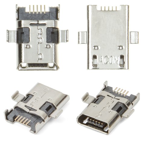 Charge Connector compatible with Asus MeMO Pad ME103, ZenPad 10 Z300C, ZenPad 8.0 Z380C Wi Fi, 5 pin, micro USB type B 
