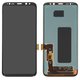 LCD compatible with Samsung G955 Galaxy S8 Plus, (black, without frame, original (change glass) )
