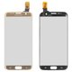Touchscreen compatible with Samsung G935F Galaxy S7 EDGE, G935FD Galaxy S7 EDGE Duos, (golden)