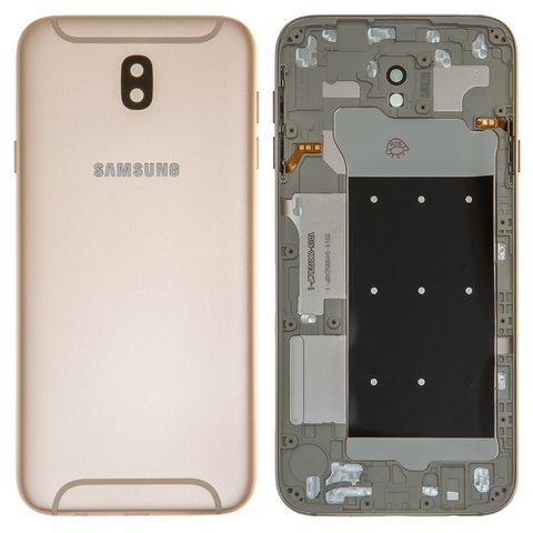 Housing Back Cover compatible with Samsung J730F Galaxy J7 2017 , golden 