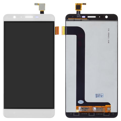LCD compatible with Oukitel U15 Pro, white 