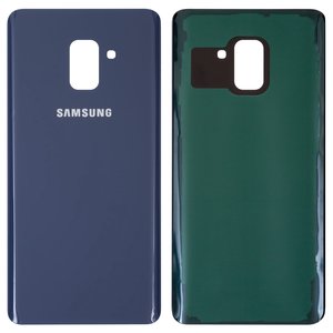 Panel trasero de carcasa puede usarse con Samsung A730F Galaxy A8+ 2018 , A730F DS Galaxy A8+ 2018 , azul