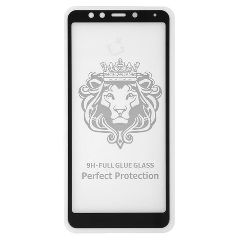 Tempered Glass Screen Protector All Spares compatible with Xiaomi Redmi 5, 0,26 mm 9H, 5D Full Glue, black, the layer of glue is applied to the entire surface of the glass, MDG1, MDI1 