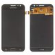 LCD compatible with Samsung J200 Galaxy J2, (black, with light adjustable, without frame, Copy, (TFT))