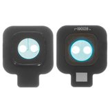 Camera Lens compatible with Samsung J415 Galaxy J4+, (black, with frames)