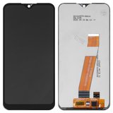 Pantalla LCD puede usarse con Samsung A015 Galaxy A01, A015F Galaxy A01, negro, sin marco, High Copy, con conector angosto