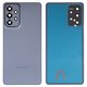 Housing Back Cover compatible with Samsung A736 Galaxy A73 5G, (gray, with camera lens)