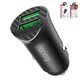 Car Charger Hoco Z39, (black, Quick Charge, 18 W, 2 outputs, 12-24 V) #6931474735027