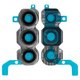Camera Lens compatible with Samsung A546 Galaxy A54 5G, (black, with frames)