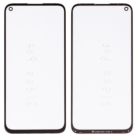 Vidrio de carcasa G+OCA PRO puede usarse con Huawei Nova 5i, Nova 6 SE, Nova 7i, P20 Lite 2019 , P40 Lite, con película OCA, negro