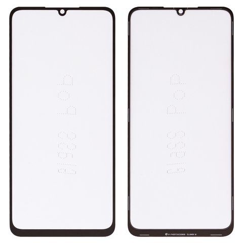 Vidrio de carcasa G+OCA PRO puede usarse con Xiaomi Poco C65, Redmi 13C, Redmi 13C 5G, con película OCA, negro