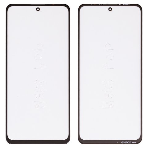 Vidrio de carcasa G+OCA PRO puede usarse con Xiaomi Poco M4 Pro 5G, Redmi Note 11 5G, Redmi Note 11S 5G, Redmi Note 11T 5G, con película OCA, negro