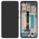 LCD compatible with Xiaomi Poco F6, (black, with frame, Original (PRC), 24069PC21G, 24069PC21I)