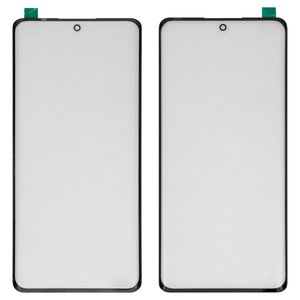 Housing Glass G+OCA PRO compatible with Infinix Zero 30 4G X6731B , Zero 30 5G X6731 , with OCA film, black 