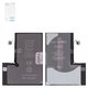 Battery JCID compatible with Apple iPhone 12 Pro Max, (Li-Polymer, 3.83 V , 4450 mAh, High Capacity)