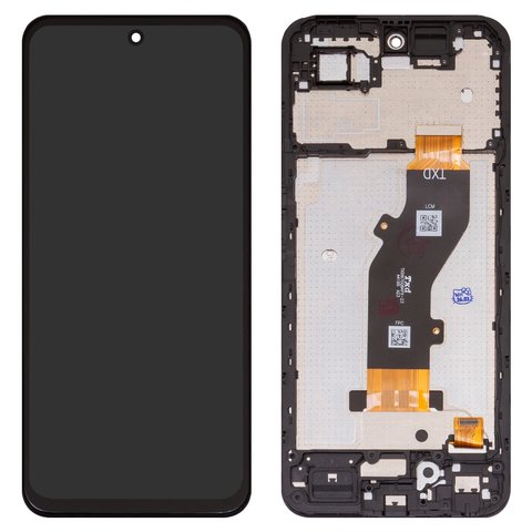 Pantalla LCD puede usarse con Infinix Smart 9 X6532 , negro, con marco, High Copy