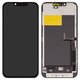 LCD compatible with iPhone 13 Pro, (black, with frame, AAA, (TFT), ZY, LTPS HD+)