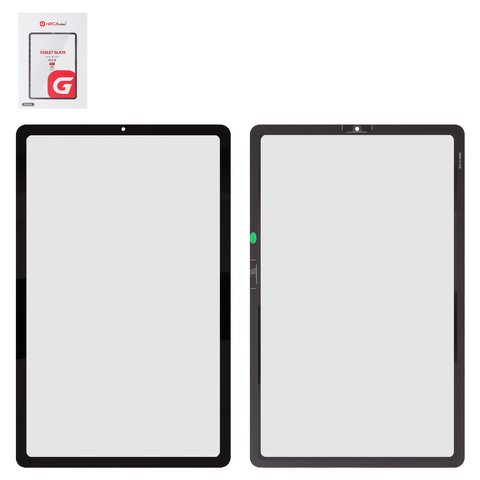Housing Glass G+OCA PRO compatible with Samsung P620 Galaxy Tab S6 Lite 2024  Wi Fi, P625 Galaxy Tab S6 Lite 2024  LTE, with OCA film, black 