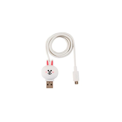 Cable micro USB de 5 pines para conectar smartphone  (Line Friends – Cony)