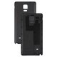 Battery Back Cover compatible with Samsung N910F Galaxy Note 4, N910H Galaxy Note 4, (black)