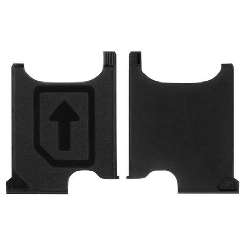 SIM Card Holder compatible with Sony C6902 L39h Xperia Z1, C6903 Xperia Z1, C6906 Xperia Z1, C6916 Xperia Z1s, C6943 Xperia Z1, D5503 Xperia Z1 Compact Mini, black 