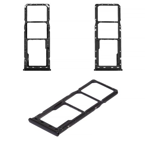 SIM Card Holder compatible with Samsung M215 Galaxy M21, black