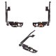Flat Cable compatible with iPhone 12 Pro Max, (charge connector, black, with microphone, with components, PRC)