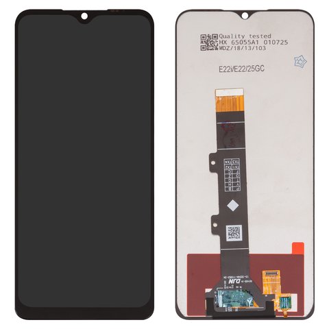LCD compatible with Motorola Moto E22, Moto E22i, black, without frame, Original PRC , XT2239 
