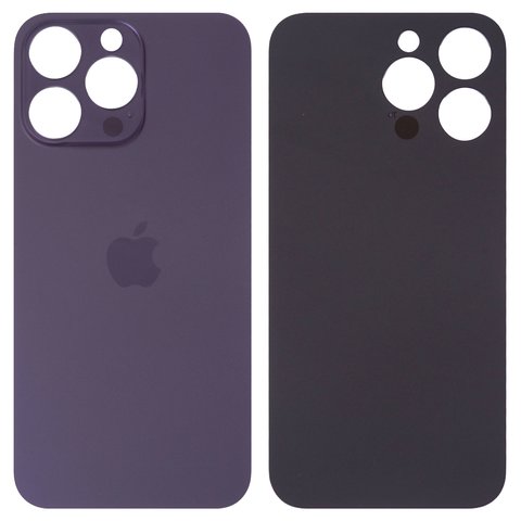 Housing Back Cover compatible with iPhone 14 Pro Max, purple, no need to remove the camera glass, Original PRC , big hole 