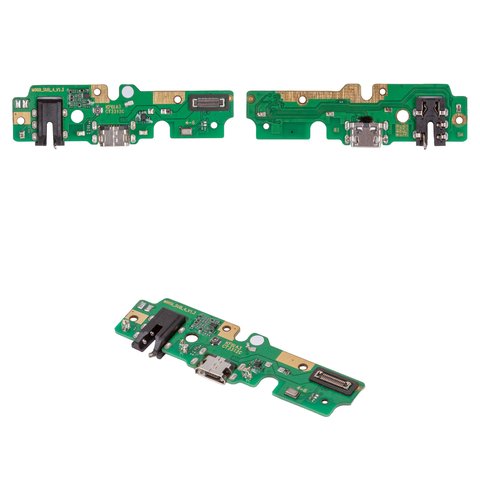 Flat Cable compatible with Tecno Spark 7 KF6n , Spark 7T, Spark 8, charge connector, with components, Original PRC , charging board